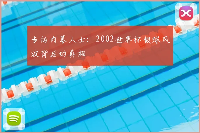 专访内幕人士:2002世界杯假球风波背后的真相